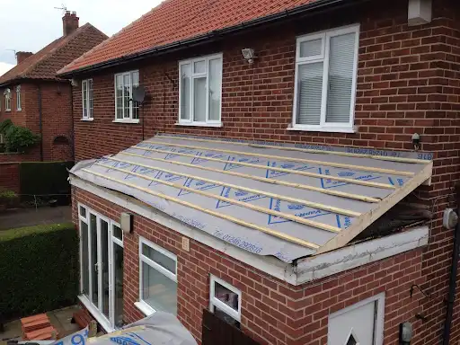 Stage 3 (Progress): High-performance breathable membrane and tiling battens fixed securely
