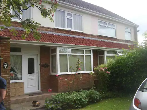 Stage 2 (After): Re-pointed chimney masonry and completely watertight tiled roof valleys